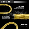 thumbnail image 6 of Unique Bargains Universal Car Vent Outlet Trim Bling Car Accessories Rhinestone Yellow 12Pcs, 6 of 6