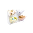 thumbnail image 2 of Restaurantware-Met Lux 15.5 x 10 x 10.5 Inch Coffee Accessory Caddy, 1 Premium Coffee And Condiment Organizer - 4 Removable Compartments, White Steel Breakroom Organizer, 2 of 4