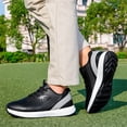 thumbnail image 4 of YOURDIARY Mens Waterproof Golf Shoes - Spikeless Traction, Breathable & Lightweight for All-Day Comfort, 4 of 7