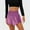 Purple, variant on Crunowin Womens Lightweight Summer Shorts, High Waisted Solid Sport Shorts Pink 2XL
