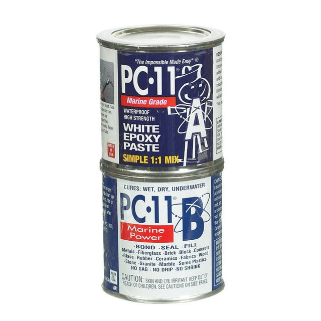 Epoxi PC-11 Marine multiusos de alta resistencia, blanco roto, 480 ml