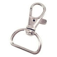 thumbnail image 1 of 25pcs D-ring Lobster Clasp Metal Clasp Hook Keyring Spring Lock Buckle High Elastic Key Chain Snap Clasp Hook, 1 of 9