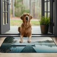 thumbnail image 3 of ONETECH Fog, Trees, Lake Front Door Mat Outdoor Entrance Non-Slip Durable Entrance Mat for Home Entrance Outside Entry 19.68*39.37 in, 3 of 6
