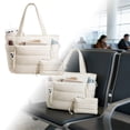 thumbnail image 2 of Klonfd Fashionable Quilted Tote With Multiple Compartments Short Distance Travel Luggage, 2 of 6