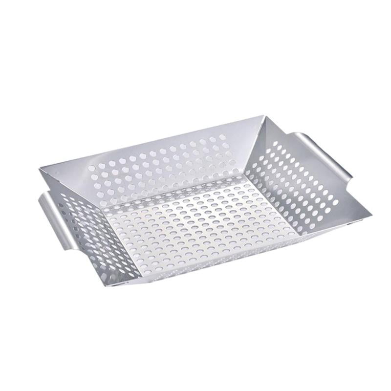Grill Baskets for BBQ, Baskets for Outdoor Grilling with Handle