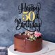 thumbnail image 4 of Cake Topper Ruscalin Feliz 50.º Cumpleaños Decoración para Fiesta, 4 of 7