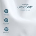 thumbnail image 5 of Bare Home 2 Pack Fitted Sheets - Premium 1800 Collection - Ultra Soft - Crib, Morning Sun/White, 5 of 8