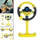 thumbnail image 3 of Volante multifuncional, juguetes de simulación de conducción, juguetes eléctricos de sonido, controlador de conducción comunicador para niños Amarillo, 3 of 9