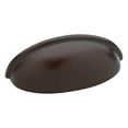thumbnail image 3 of Franklin Brass 3" Contemporary Cup Pull in Dark Oil Rubbed Bronze, 10-Pack, 3 of 8