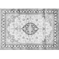 thumbnail image 1 of Ahgly Company Indoor Rectangle Medallion Gray Traditional Area Rugs, 7' x 10', 1 of 1