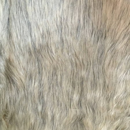 SHASON TEXTILE LUXURY FAUX FUR WOLF - LONG PILE,