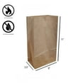 thumbnail image 2 of Paper Luminaria Bags - Tan, 2 of 3