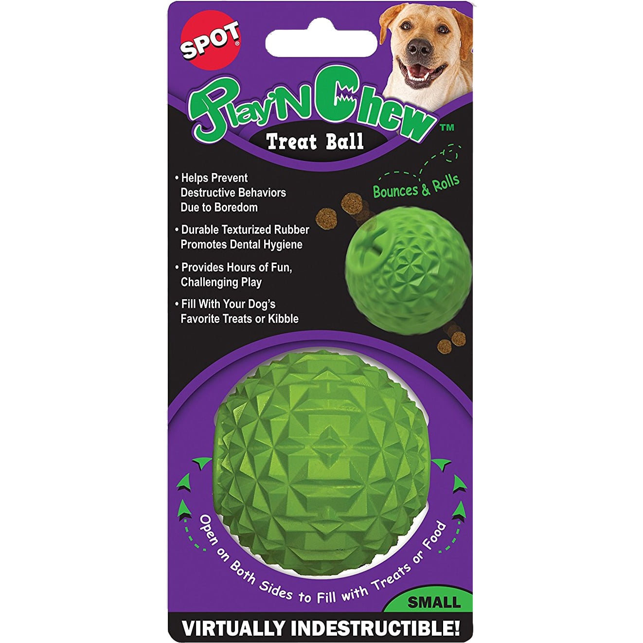 Play 'n chew treat ball 2.75"