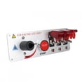 thumbnail image 3 of Panel de interruptor de encendido abatible hacia arriba 5 en 1 DC 12V, botón de arranque de motor de coche con Led Jadeshay  A, 3 of 8
