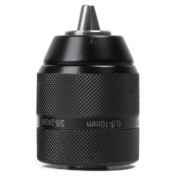 Speravity Portabrocas sin llave, abrazadera de carpintería de bloqueo automático, trinquete de carpintería, carpintería, artesano, accesorio Herramientas eléctricas 10 mm