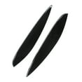 thumbnail image 2 of Headlight Eyebrow, Protective Headlamp Cover  For Cars Glossy Black,Carbon Fiber Style, 2 of 8