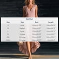 thumbnail image 3 of ClodeEU Women's Sleeveless V Neck Linen Ruffle Hem High Low Maxi Dress,Trendy Boho Summer Sundress Pink,Women's Plus XXXL, 3 of 6