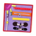 thumbnail image 2 of Piezas para tablero sensorial, piezas para vestir, habilidades motoras, aprendizaje preescolar, estrés Violeta, 2 of 9