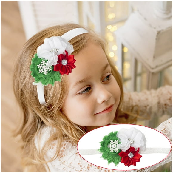 Heat Protectant Spray Leave-In Conditioner Christmas Snowflake Shape with Rhinestones Headband Elastic Headband Children Headband Baby Headband for a Gift Hair Repair Treatment Deals of The Week