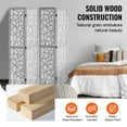 thumbnail image 4 of VEVOR Wood Room Divider Wooden Screen 4 Panel Room Separation Privacy Screen, 4 of 9
