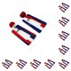 thumbnail image 2 of Guardurnaity Pendientes de araña de acrílico, pendiente con colgante hueco geométrico elegante, accesorios para fiestas de bodas y banquetes para Trapezoide hueco 10Conjunto, 2 of 6