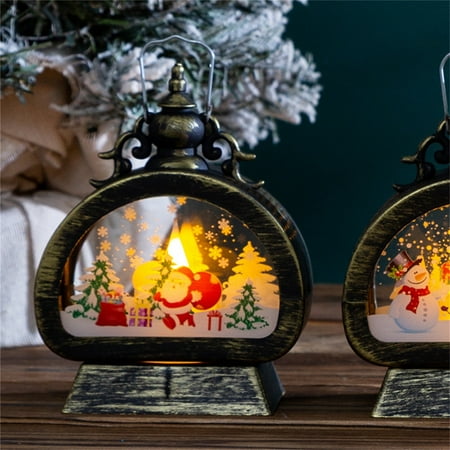 

Christmas Bathroom Night Light Plastic Hallway Light Led Night Light Christmas Decorations Children s Portable Lights Eve Gifts Desktop Retro Wind Light Hanging