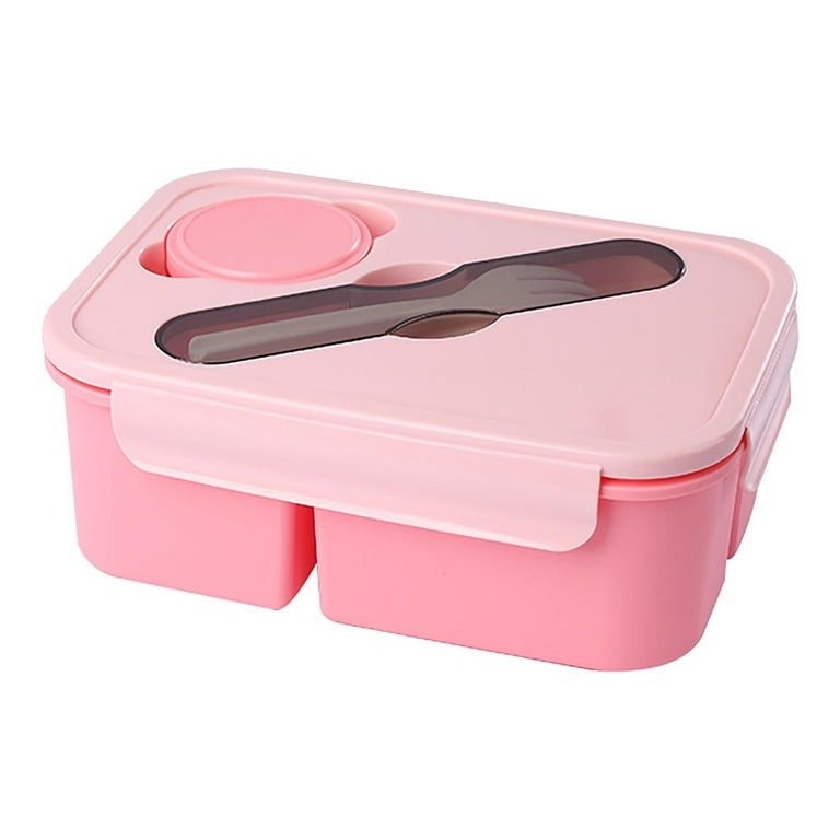 XMMSWDLA Preppy Lunch Box Pink Lunch Boxsealed Fresh-Keeping Box