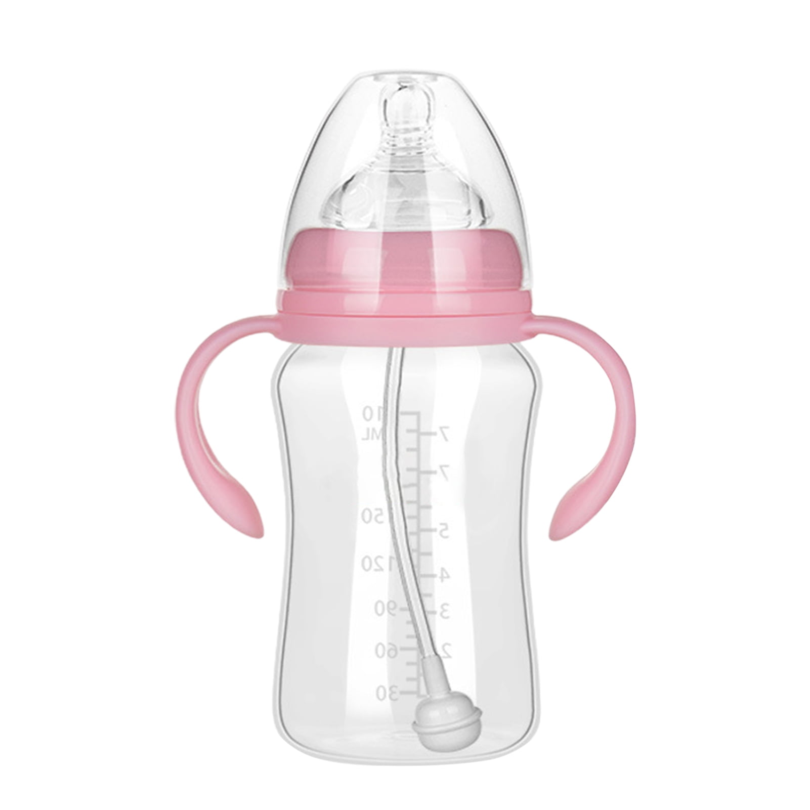 UDIYO 180/240/300ml Nipple Bottle PP 360 Degree Rotating Handle Newborn Bottle