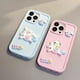 thumbnail image 2 of My Melody Sanrio Hello kitty Cinnamon Soft TPU Case For iPhone 15 14 13 12 11 Pro Max XR XS X 7 8 Plus SE2 Candy Painting Cover, 2 of 5