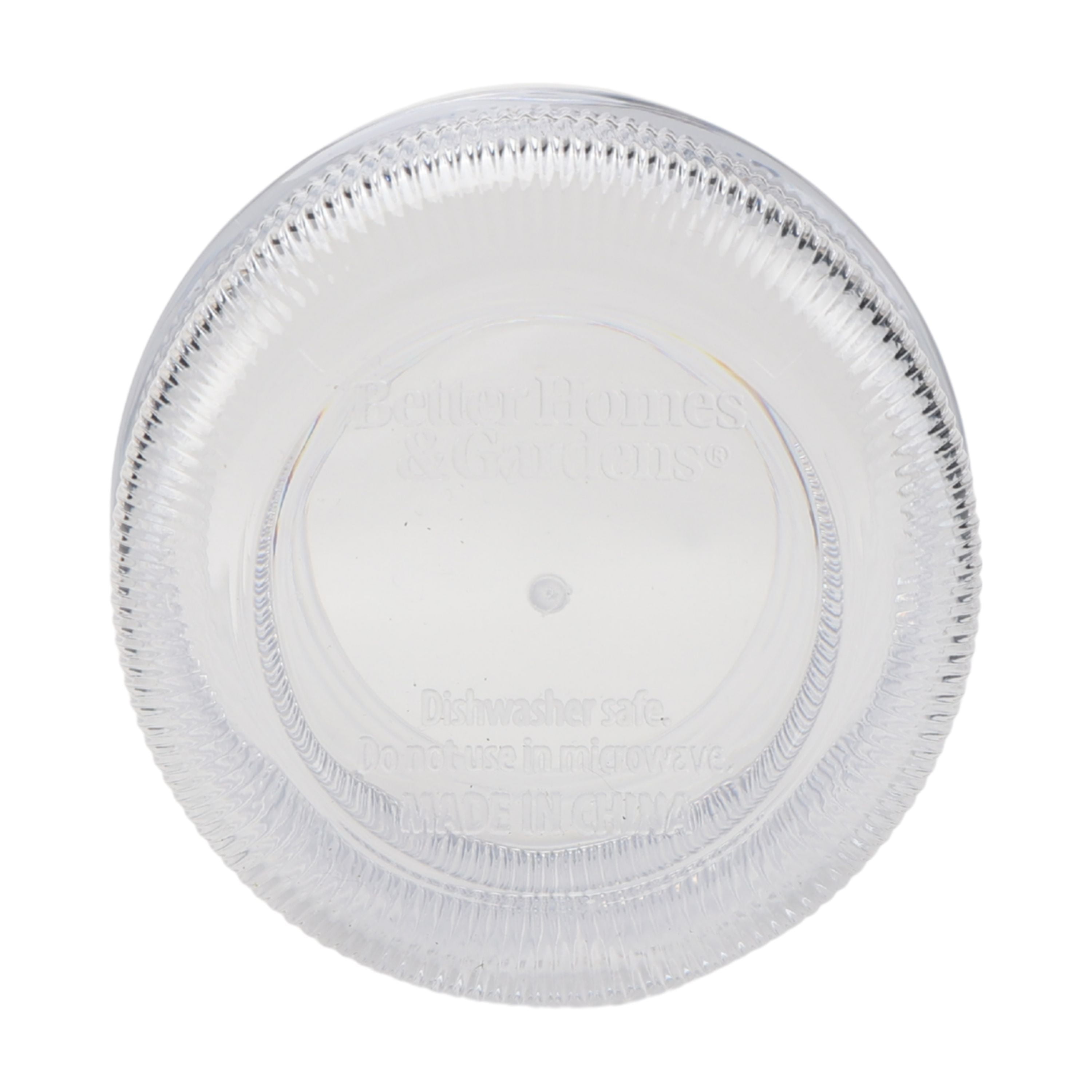 Better Homes and Gardens 14-Ounce Clear Tritan Ribbed Tumbler, Short