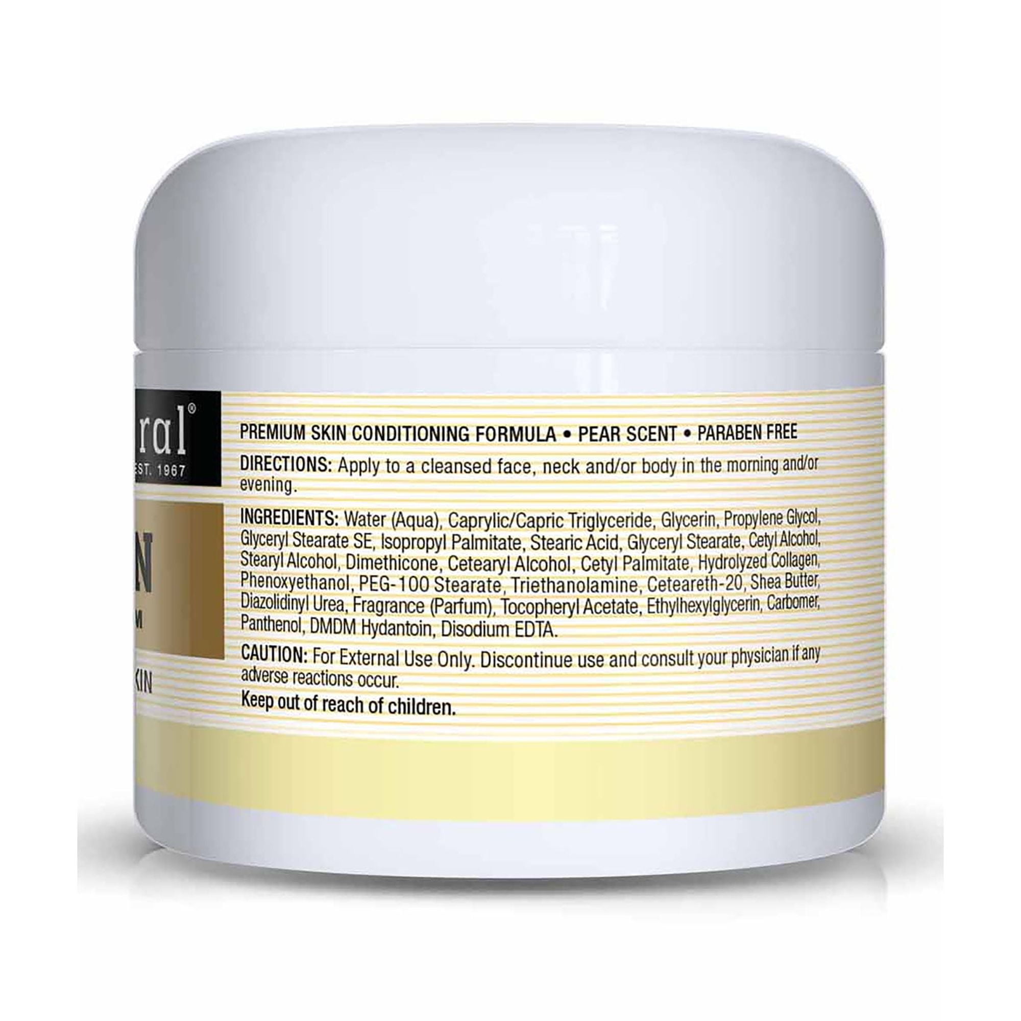 (5 pack) Mason Natural Collagen Skin Cream, Hydration & Conditioning, Paraben Free, 4 oz