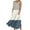 Gray, variant on Summer Fashion Dresses for Womens 2025 Oversize Sleeveless And Linen Round Neck Printed Long Dress