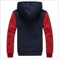 thumbnail image 4 of 2022 Nuevas sudaderas con capucha para hombre, de invierno, gruesas y cálidas, con forro polar y cremallera, abrigo con capucha para hombre, ropa deportiva, ropa de calle para hombre, chándal, sudader, 4 of 5