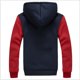 thumbnail image 4 of 2022 Nuevas sudaderas con capucha para hombre, de invierno, gruesas y cálidas, con forro polar y cremallera, abrigo con capucha para hombre, ropa deportiva, ropa de calle para hombre, chándal, sudader, 4 of 5