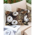 thumbnail image 6 of White Pumpkins Fall Throw Pillow Cover 12 x 20 Inch Decorative Pillow Cover Thanksgiving Botanical Floral Farmhouse Lumbar Pillowcase Seasonal Rectangle Cushion Case for Couch Sofa Bed Living Room, 6 of 7