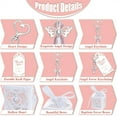 thumbnail image 3 of Summercome 24 Set Baptism Party Favors for Guest, Angel Keychain with Memorial Thank You Tags Gift Bags Boxes Baptism Decoration Baby Shower Souvenirs Return Gifts for Girls, 3 of 8