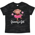 thumbnail image 3 of Inktastic Grammy Girl Ballerina Monkey Girls Toddler T-Shirt, 3 of 5