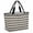 Charcoal, Espresso, Ash Gray, Cream, variant on Navy Blue Striped Beach Bag for Women,Large Breathable Mesh Beach Tote Bag,Modern Rustic Wave Beige Linen Texture Sandproof Lightweight Travel Bags for Vacation Picnic Swimming Pool 15.7"x15.7"x9.1"