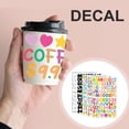 thumbnail image 1 of Musbetu 15 Sheets Cartoon Alphabet Stickers Set Letters Numbers Design Waterproof Sun-Proof Decorative Stickers for Crafts Indoor Outdoor Use, 1 of 7