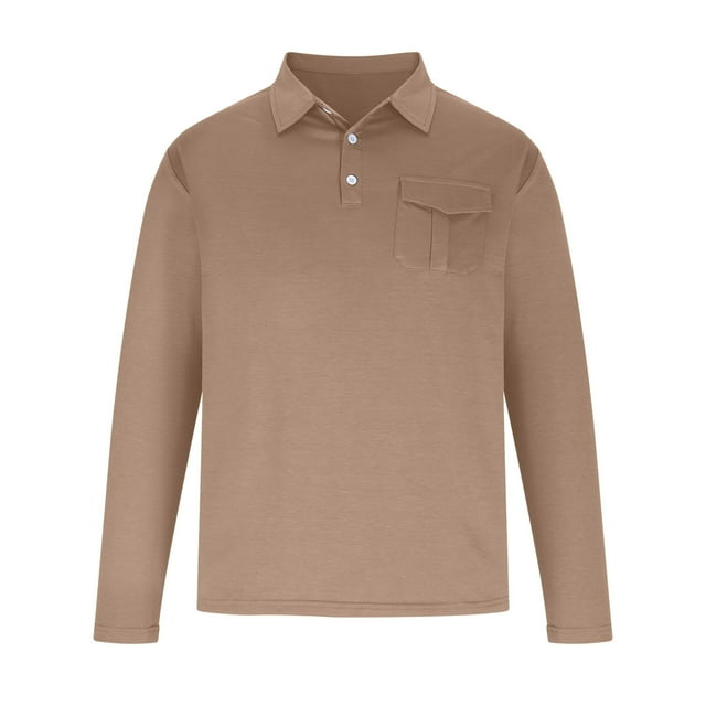 Shirts for Men,Long Sleeve Shirts for Men,Fashion Men Casual Solid Color Long Sleeve Turndown Collar Blouse Shirt,Mens Long Sleeve Shirt,Mens Shirts Long Sleeve