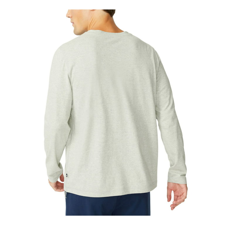 NAUTICA Intimates Gray Cotton Blend Crewneck Sleep Shirt S 