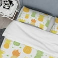 thumbnail image 4 of Designart 'Pineapple Summer Bliss II' Mid-Century Modern Duvet Cover Set, 4 of 4
