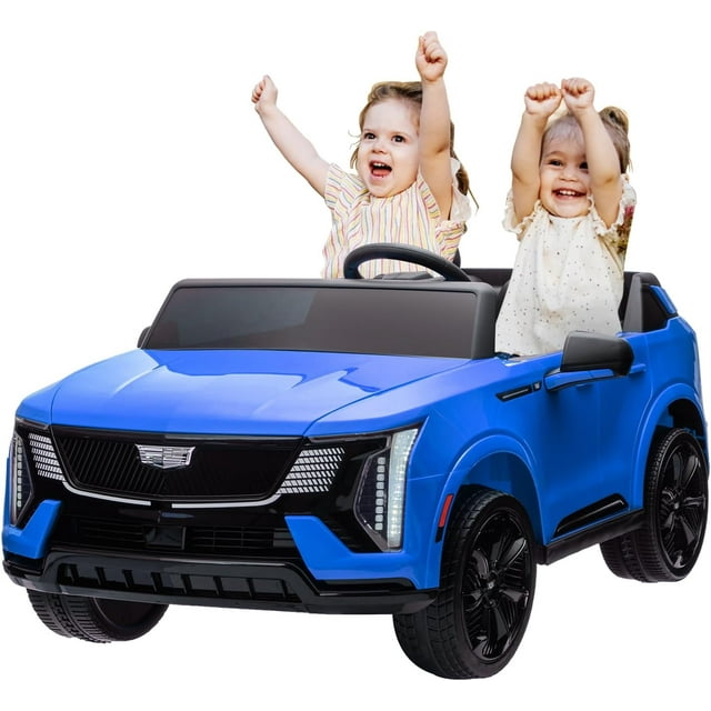 2 Seater Kids Ride On Car for Toddlers Battery Powered Ride On Truck with 2.4G Remote Control, Spring Suspension, Music