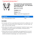 thumbnail image 2 of Front Control Arm and Tie Rod End Kit - Compatible with 2007 - 2011 Mercedes-Benz CLS550 Base 2008 2009 2010, 2 of 2