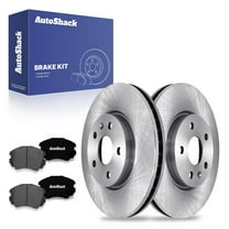AutoShack 12.64" (321 mm) Front Vented Brake Rotors   Premium Ceramic Brake Pads | Replacement for 2010-2017 Chevrolet Equinox 2010-2017 GMC Terrain 2013-2015 Chevrolet Malibu | 6-PC Brake Kit