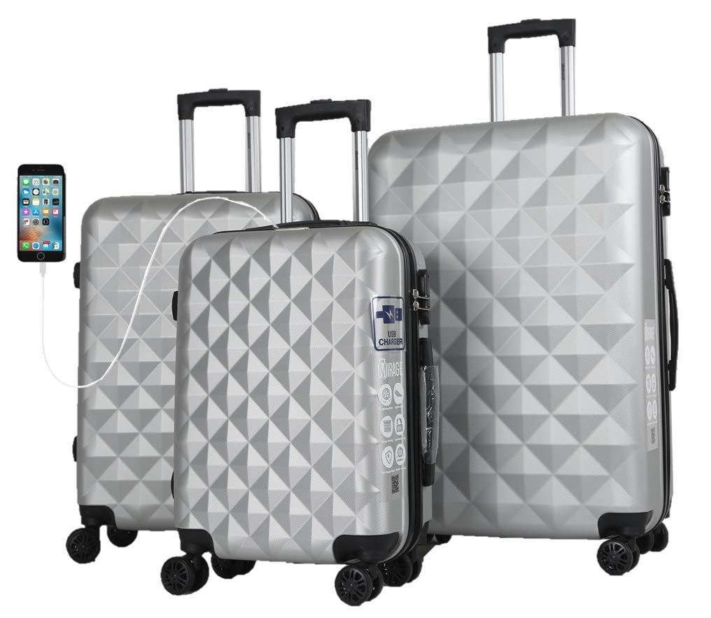 suitcase with usb port