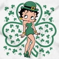 thumbnail image 2 of Betty Boop St Patricks Day Clovers Women's T Shirt Ladies Tee Brisco Brands X, 2 of 3