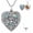 Abalone Highland Cow Urn Locket, variant on Personalized Heart Urn Locket Necklace for Ashes and Pictures 925 Sterling Silver Customized Locket Cremation Necklace for Ashes Memorial Keepsake Jewelry for Women
