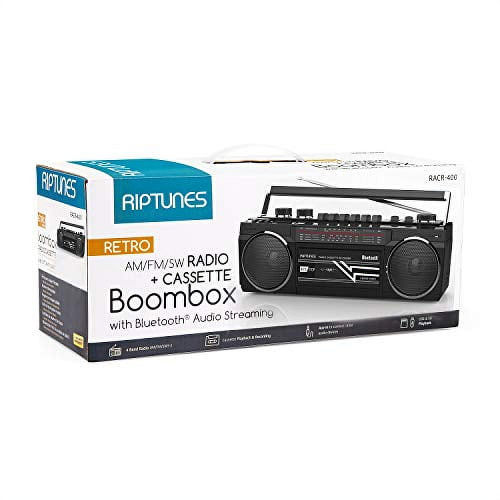 Portable Vintage Retro USB AM/FM/SW Multiband Radio Stereo Wireless  Bluetooth Boombox Mp3 Audio Cassette Tape Player Recorder