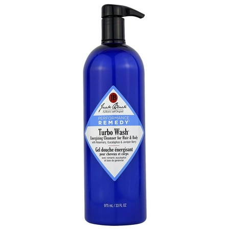 Jack Black Turbo Wash Energizing Cleanser for Hair & Body, 33